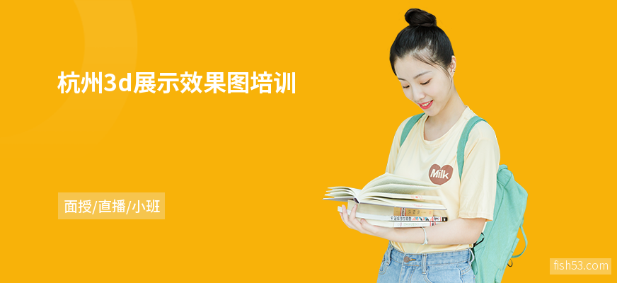 杭州3d展示效果图培训