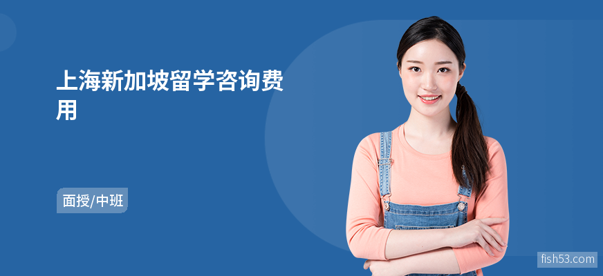 上海新加坡留学咨询费用
