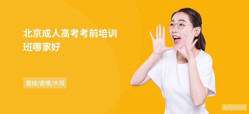 北京成人高考考前培训班哪家好