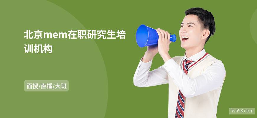 北京mem在职研究生培训机构
