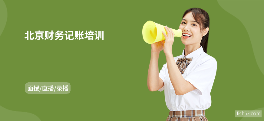 北京财务记账培训