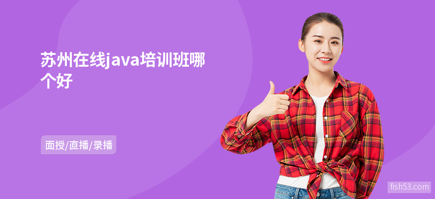 苏州在线java培训班哪个好