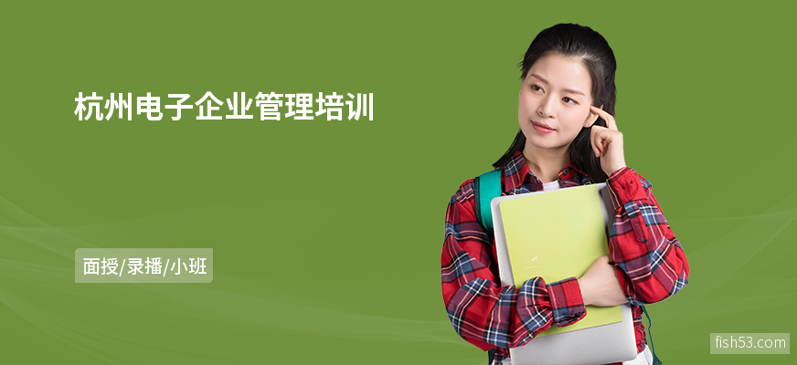 杭州电子企业管理培训