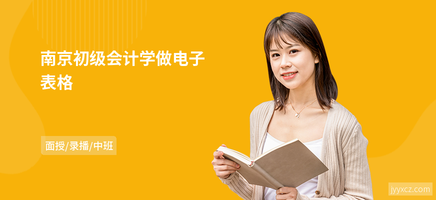 南京初级会计学做电子表格