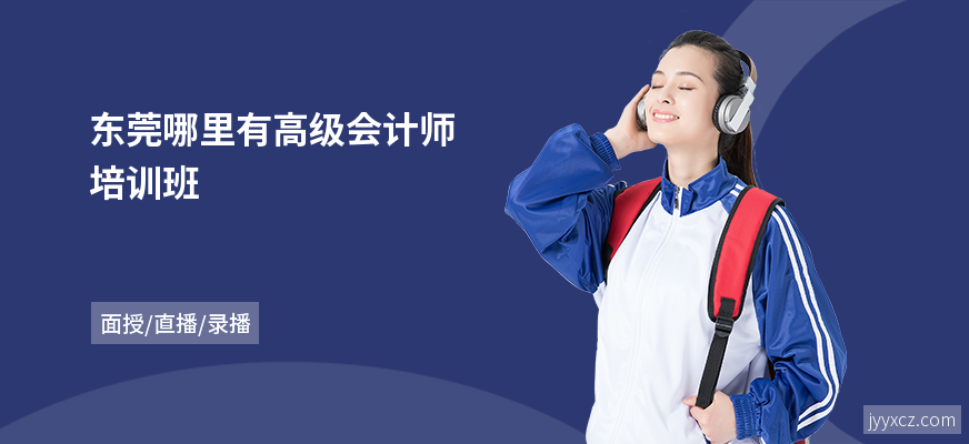 东莞哪里有高级会计师培训班