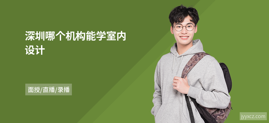 深圳哪个机构能学室内设计