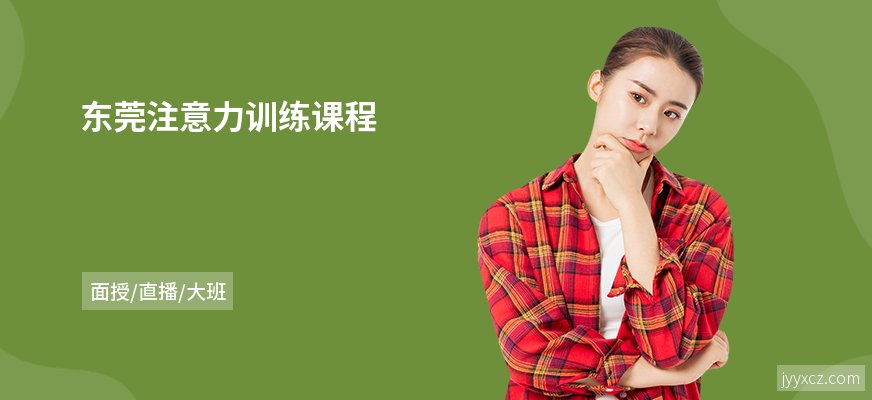 东莞注意力训练课程