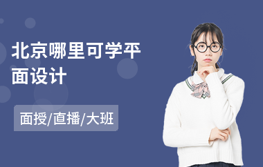 北京哪里可学平面设计
